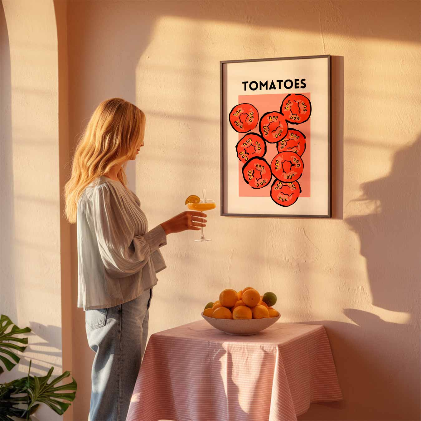 Frisse Tomaten Kunstposter-WallArtistic