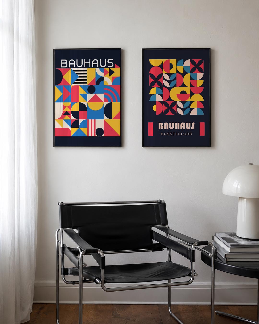 Vorm en kleurenspel Posterset