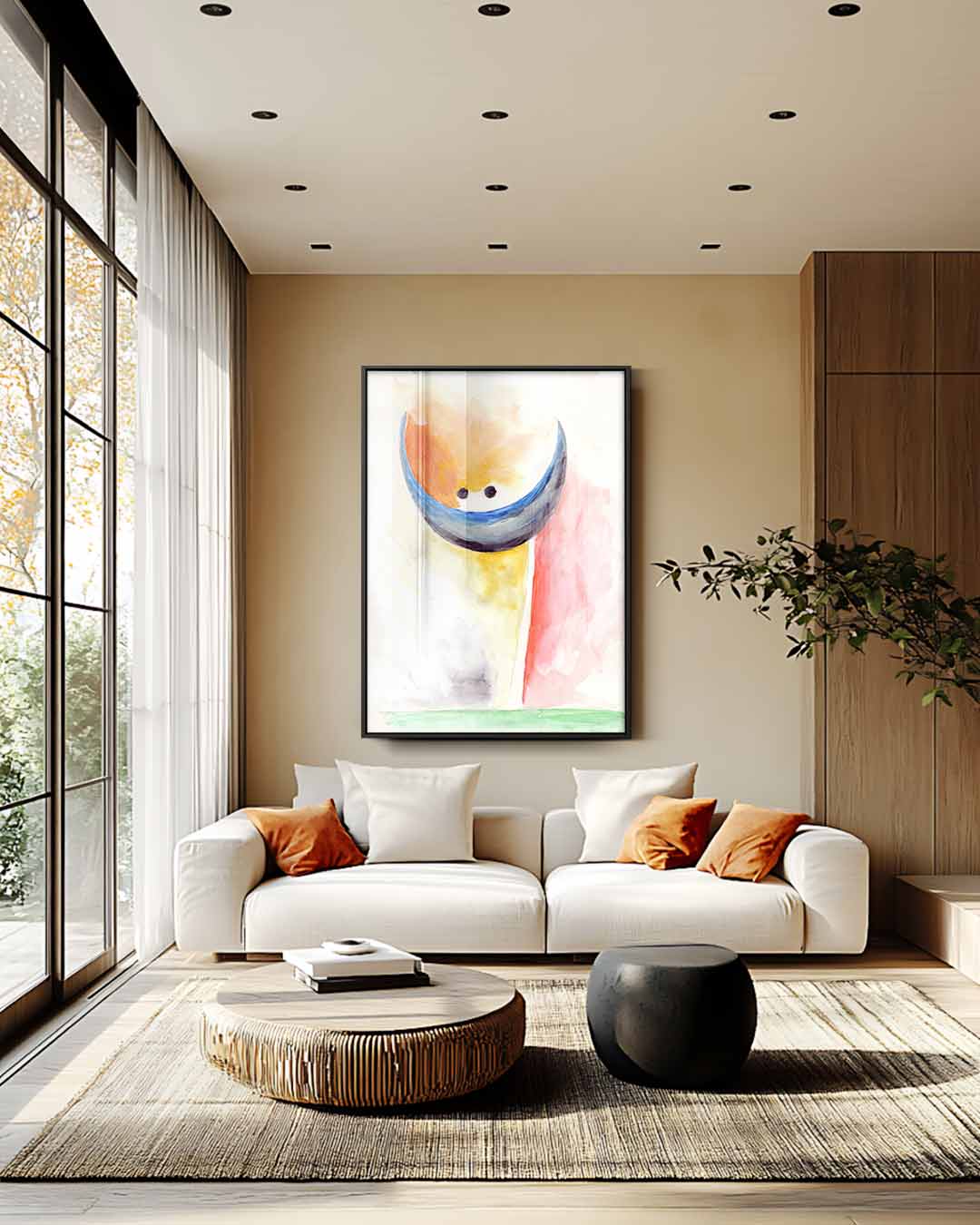 Abstracte Kleurenexplosie Kunstwerk-canvas-dibond-plexiglas-wanddecoratie-WallArtistic