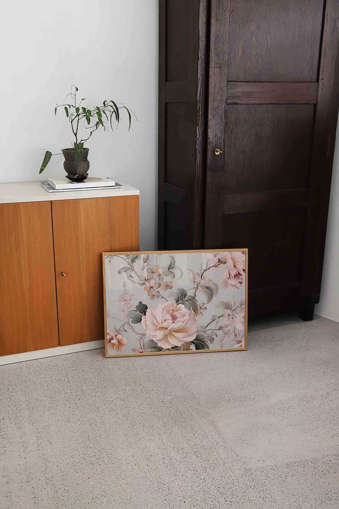Bloemen en bladeren Poster