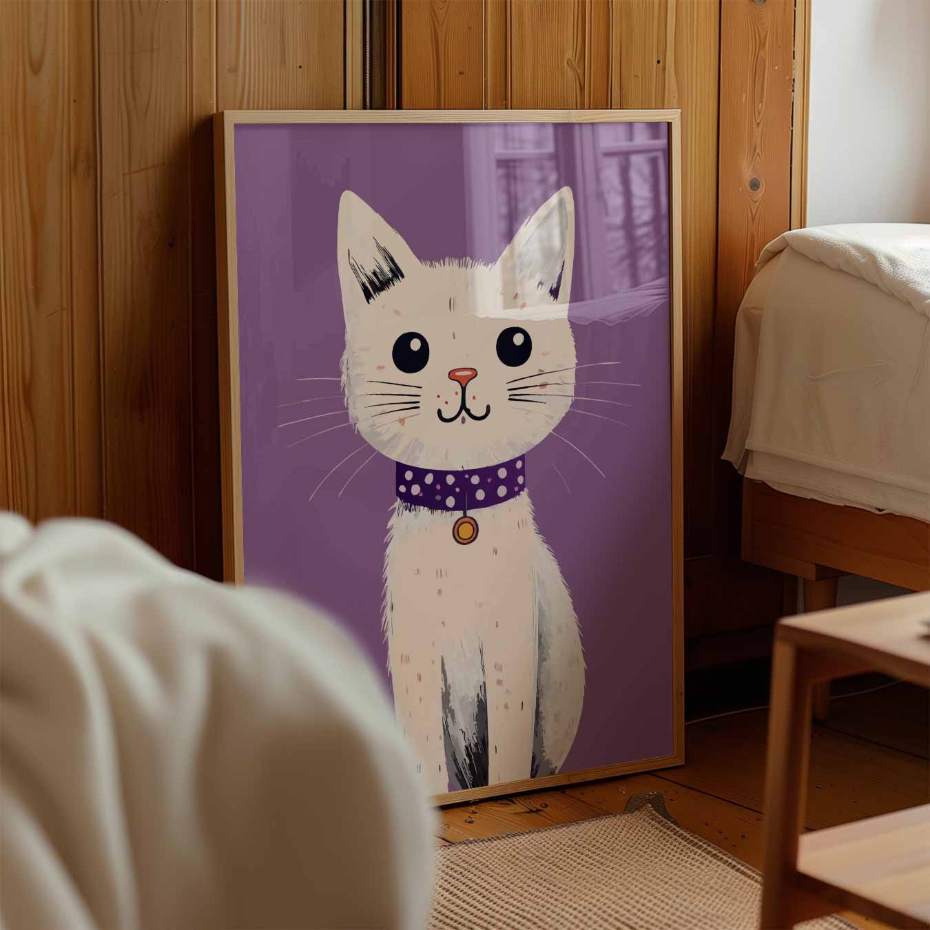 Schattige Kat Poster-WallArtistic