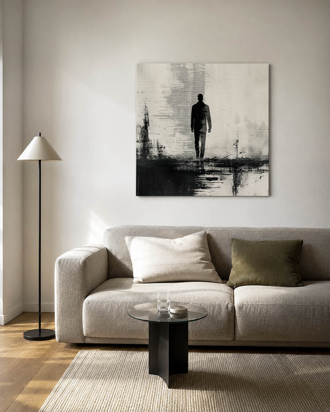 Stille reflectie Kunstwerk