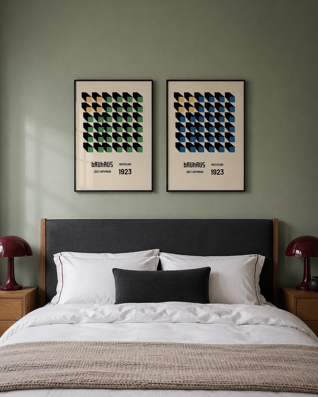 Kleurvlakken en schaduw Posterset