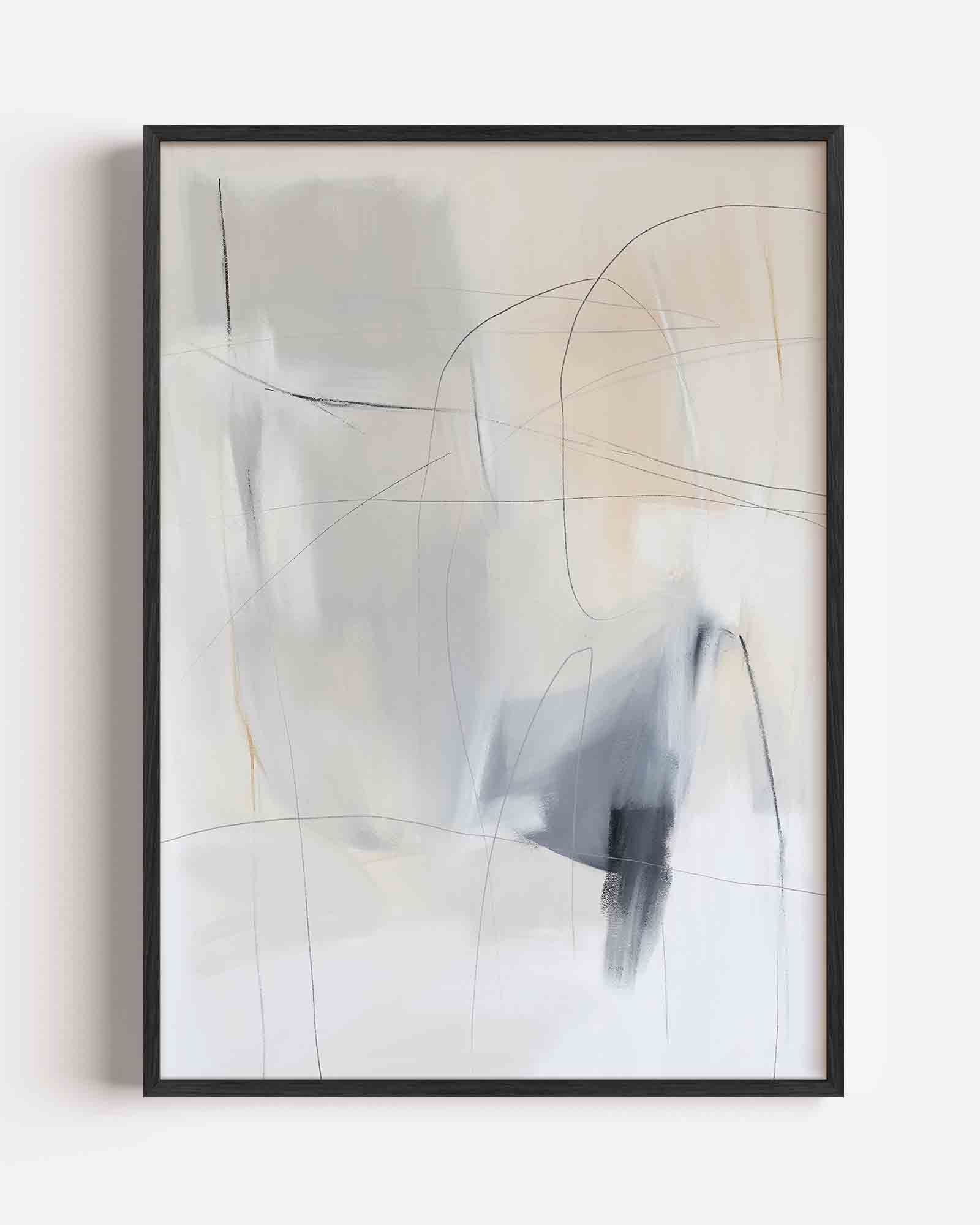 Abstracte lijnen Poster