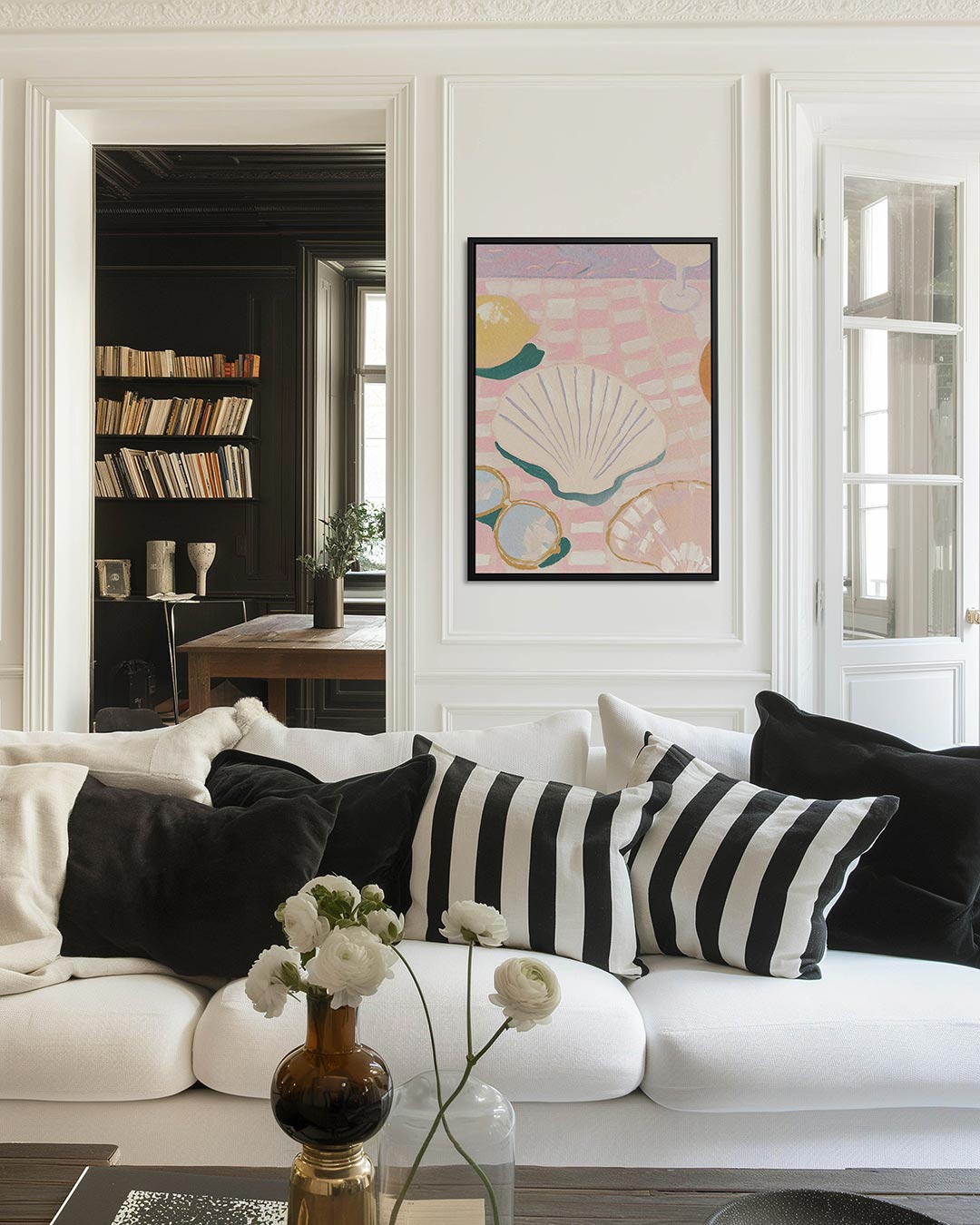 Zomerse tafelscène Kunstwerk