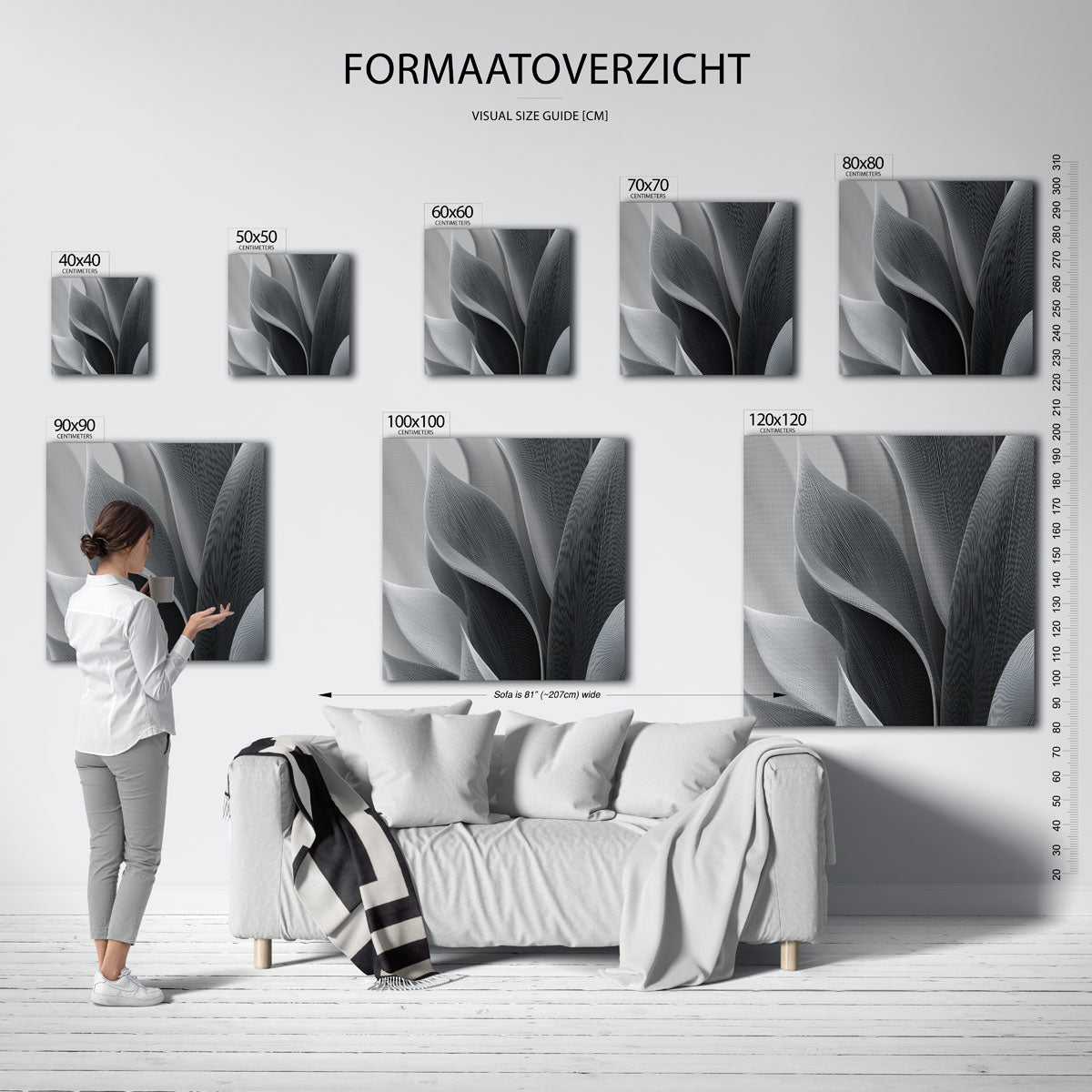 Abstracte vormen Poster