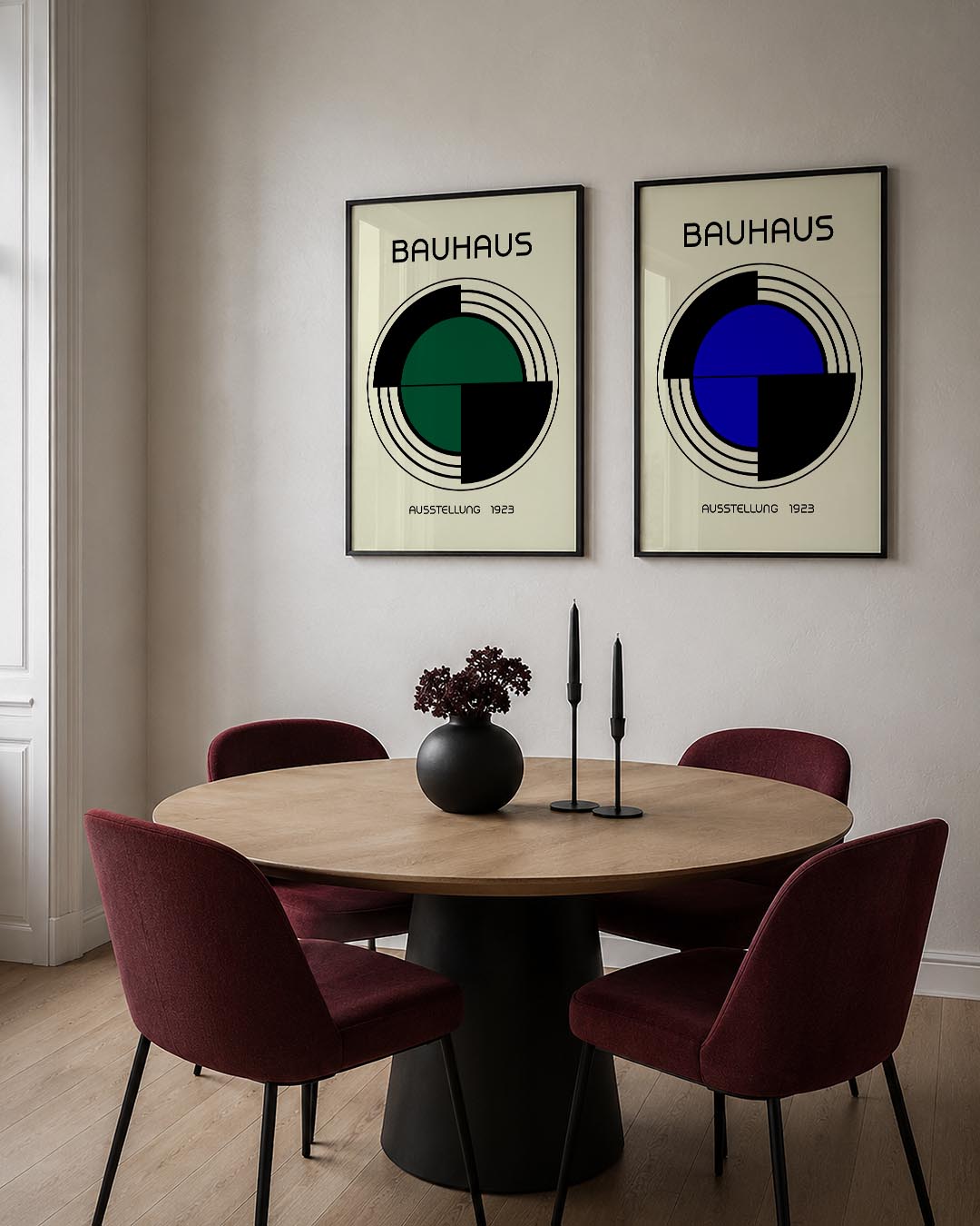 Cirkel en lijnen Posterset
