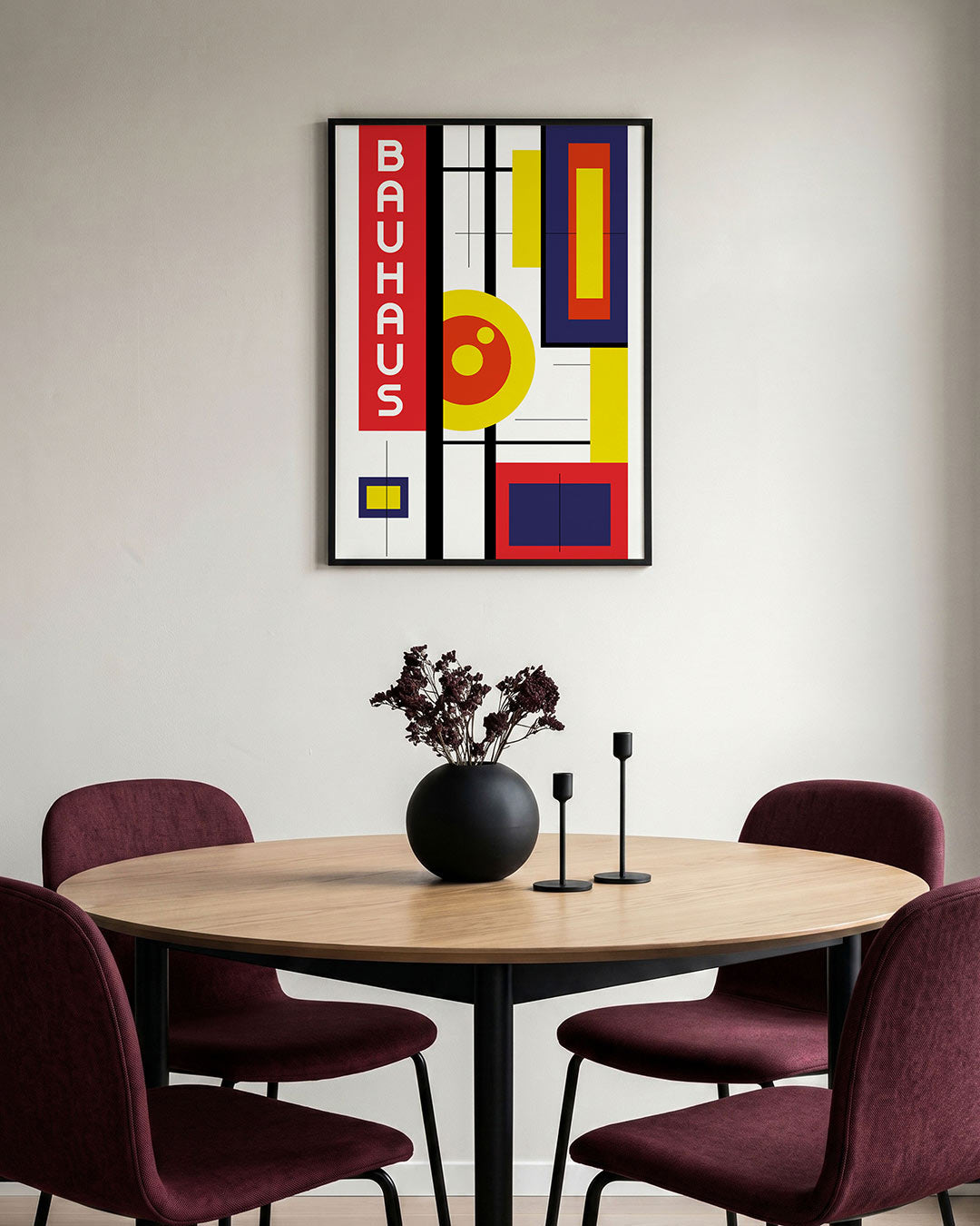 Vormen en kleurvlakken Poster