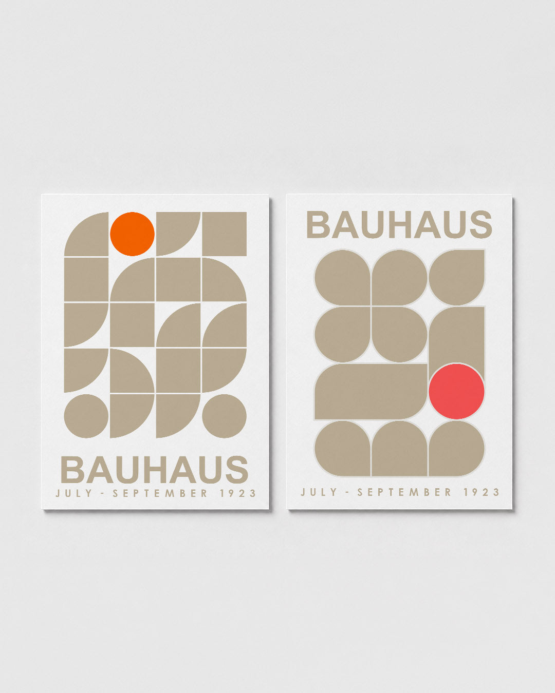 Vormen en vlakken Posterset