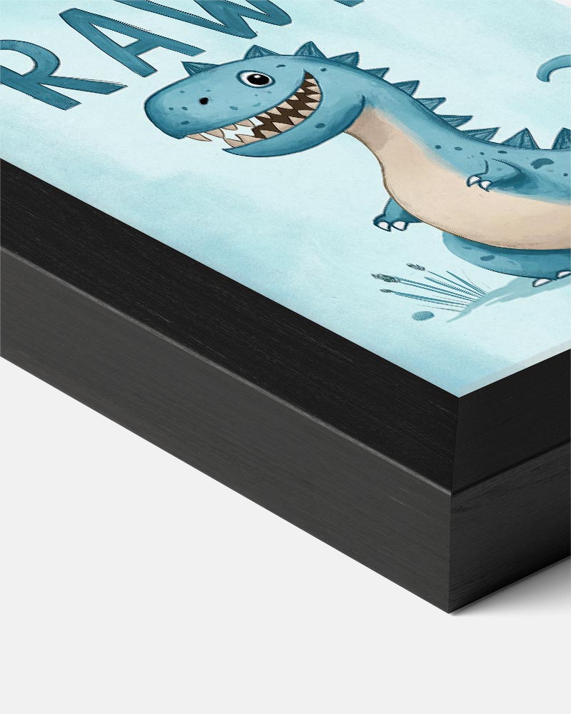 Schattige Dino "Rawr" Poster-WallArtistic