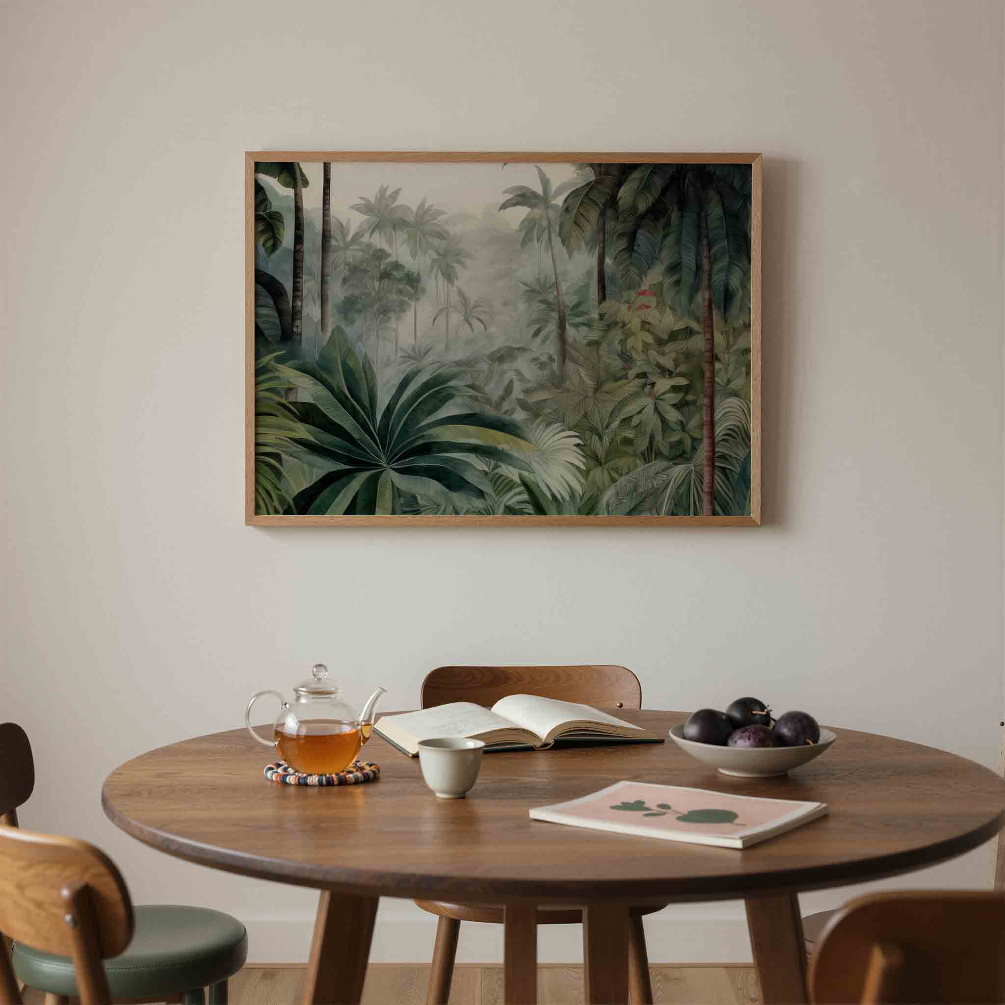 Tropisch bladerdek Poster