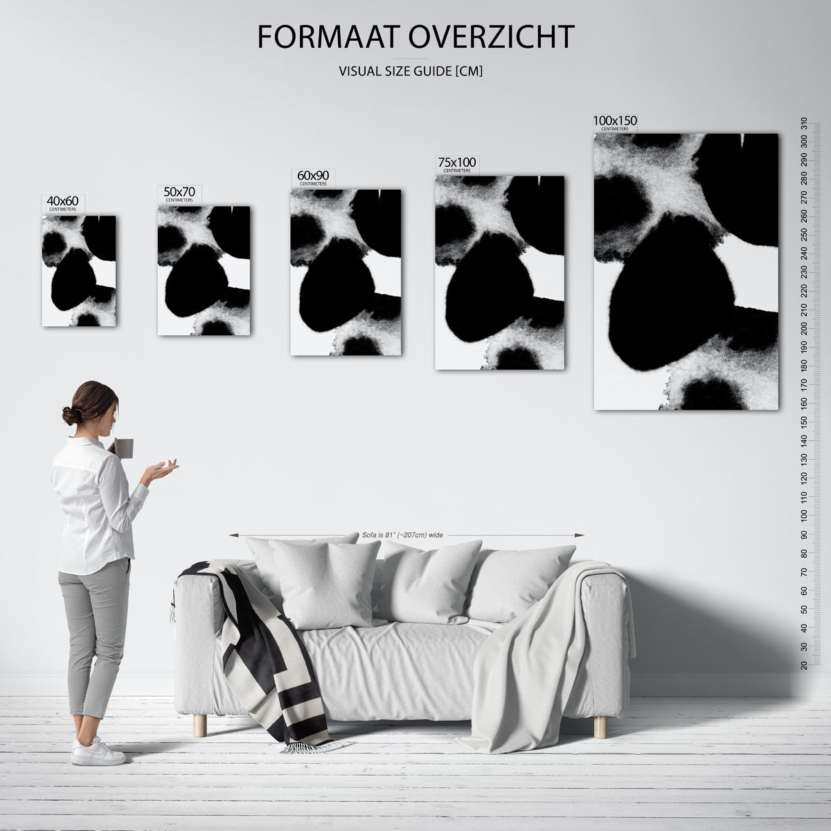 Organische vormen Kunstwerk