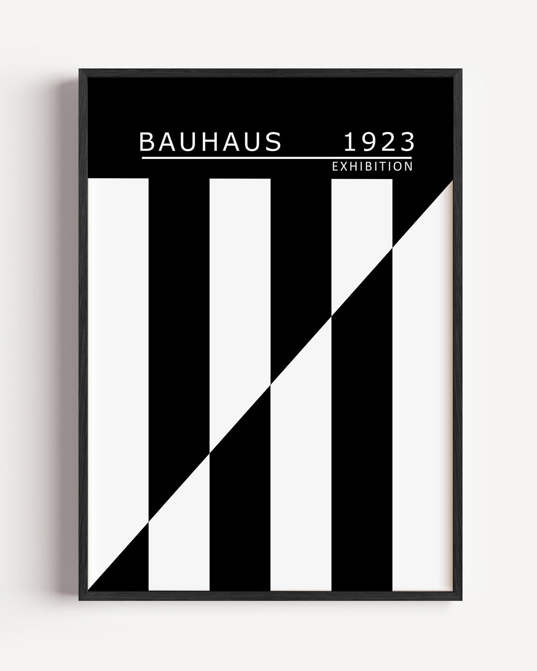 Zwart wit ritme Poster