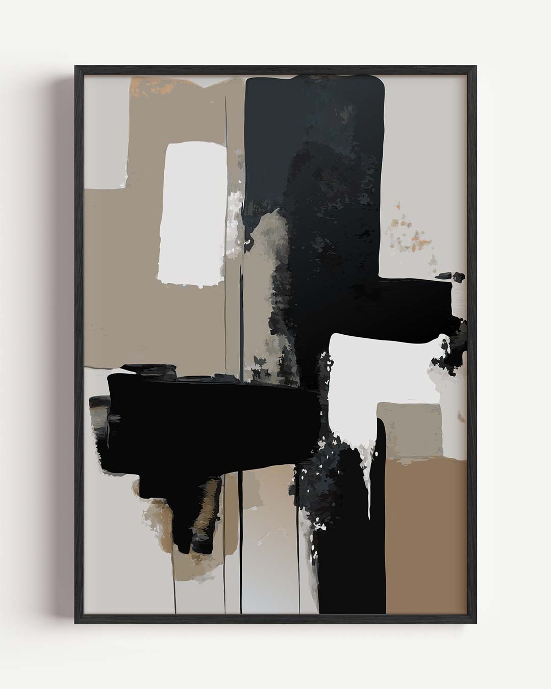 Moderne Abstracte Compositie Poster-WallArtistic