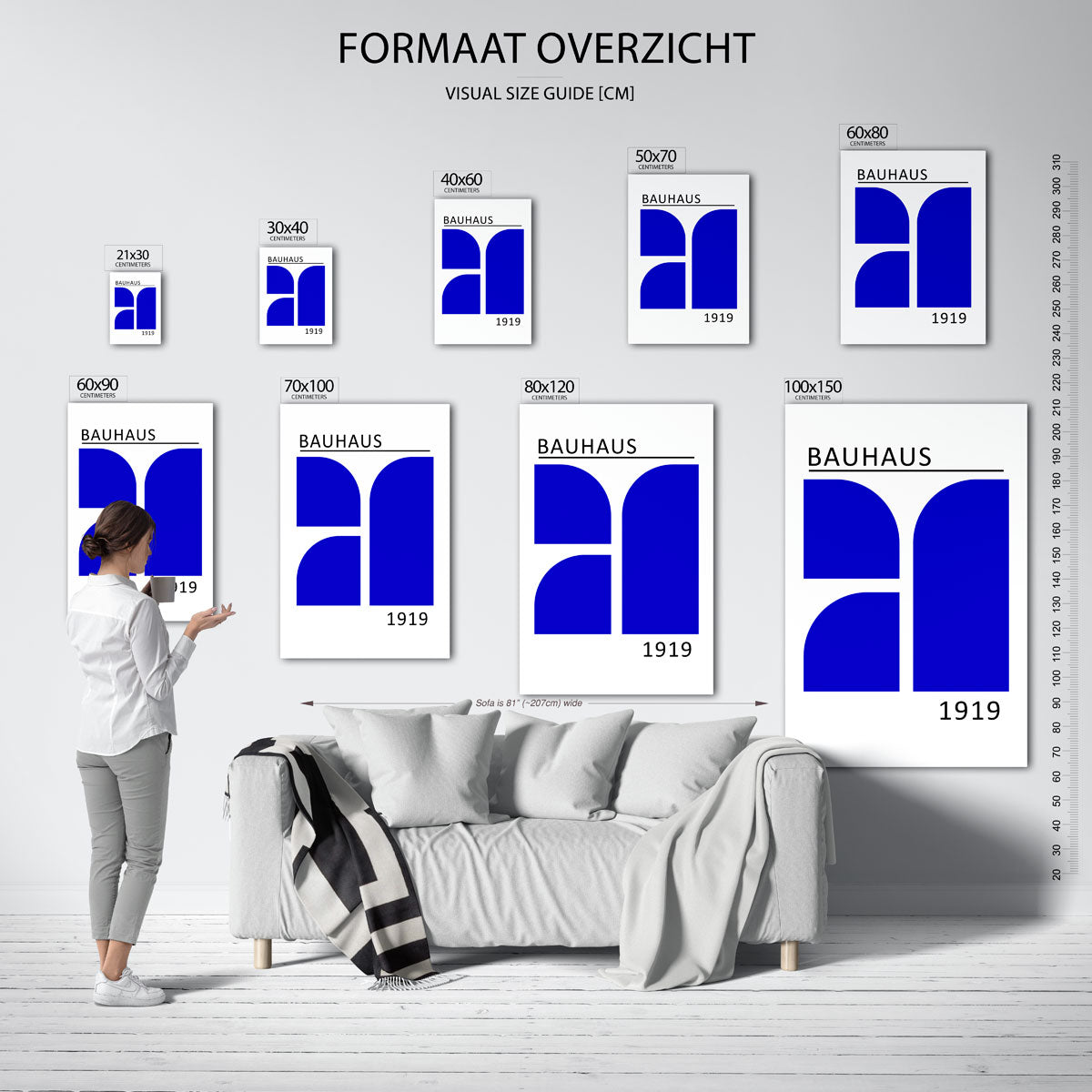 Vorm en kleur Poster