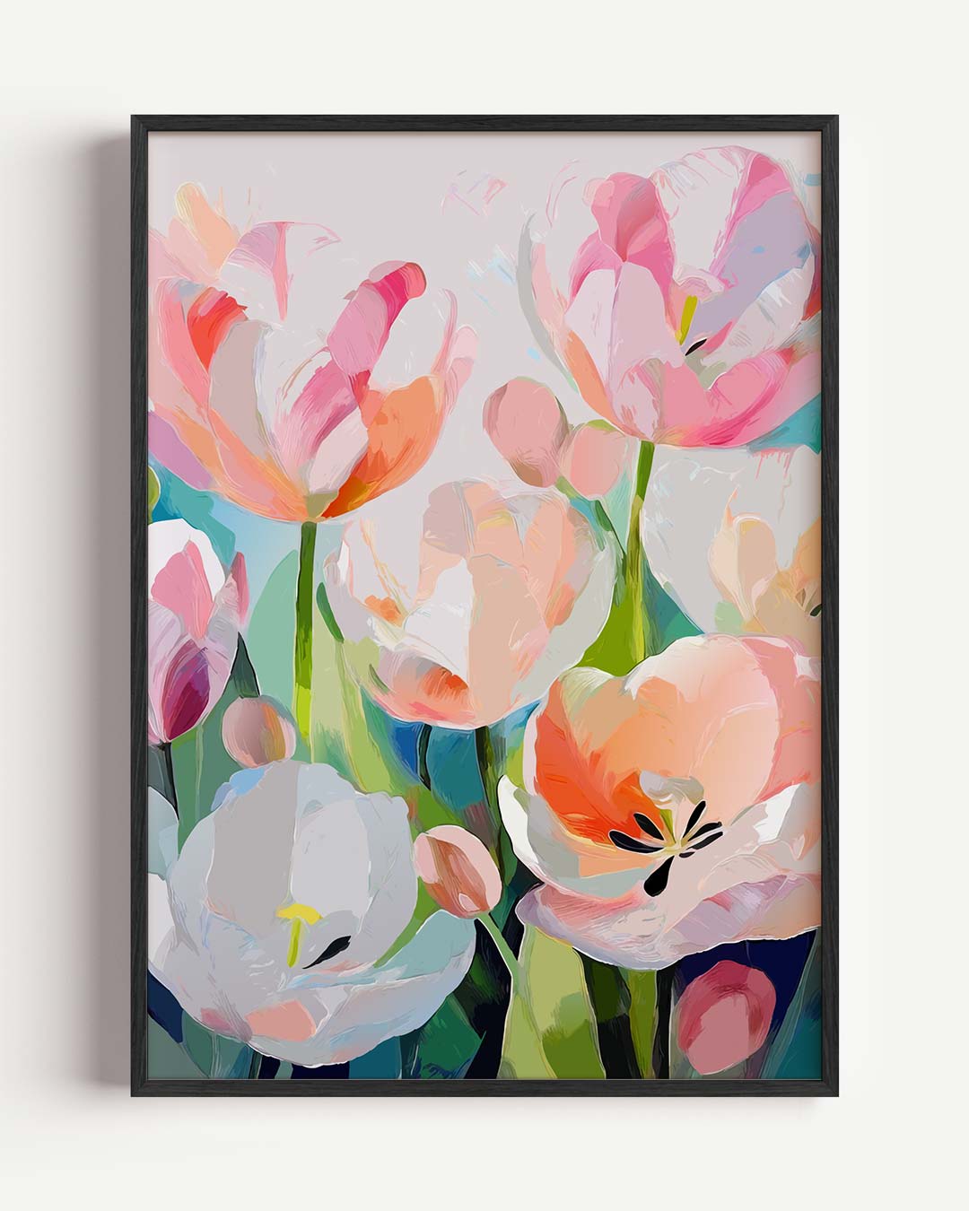 Kleurvolle Bloemenpracht Poster-WallArtistic