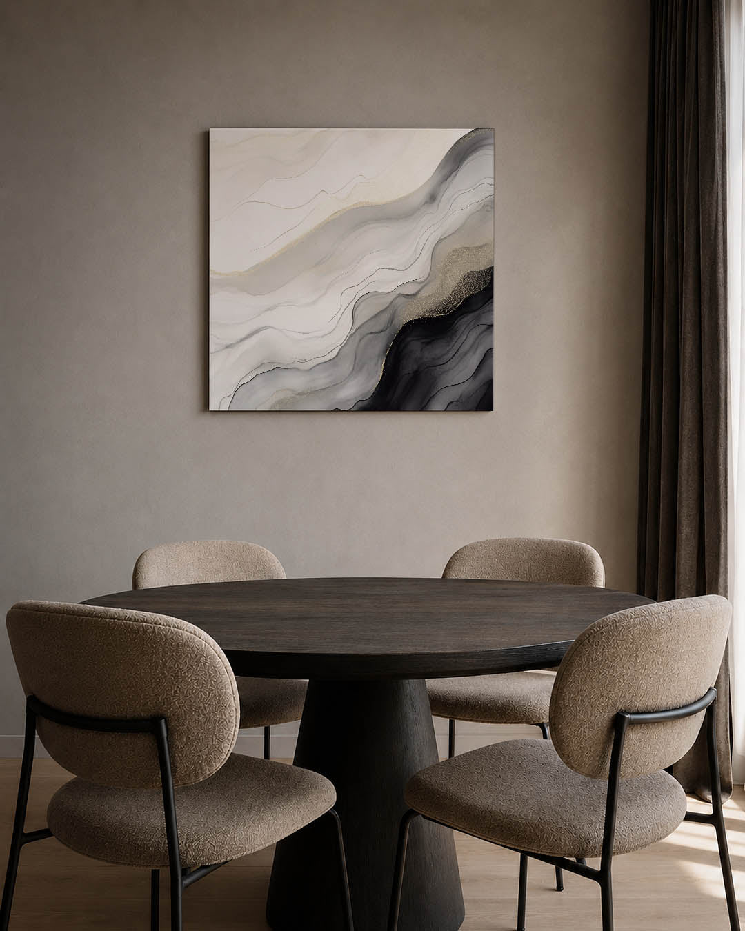 Golvende lijnen Kunstwerk