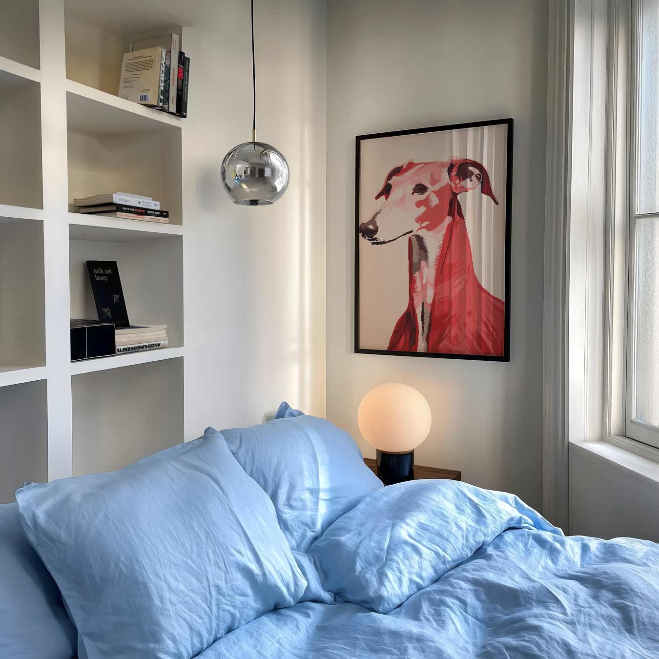 Stijlvolle Greyhound Poster-WallArtistic
