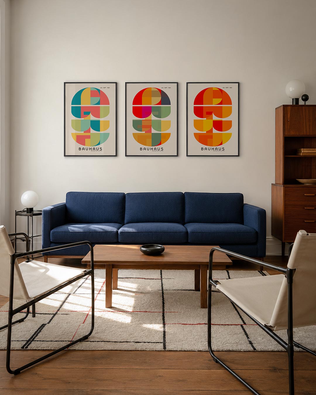 Kleurige vormen Posterset