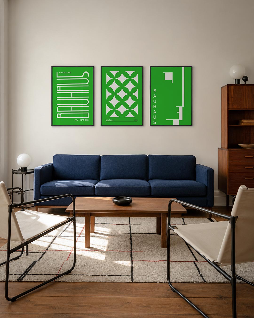 Lijnen en kleurvlakken Posterset