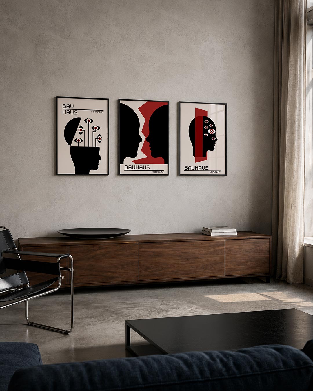 Ooglijnenspel Posterset