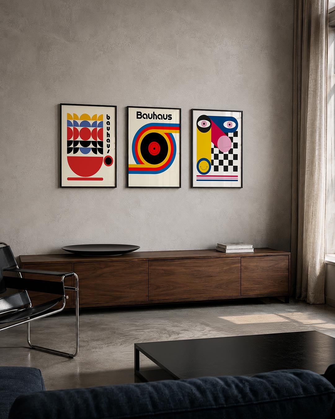 Vormen en kleurvlakken Posterset
