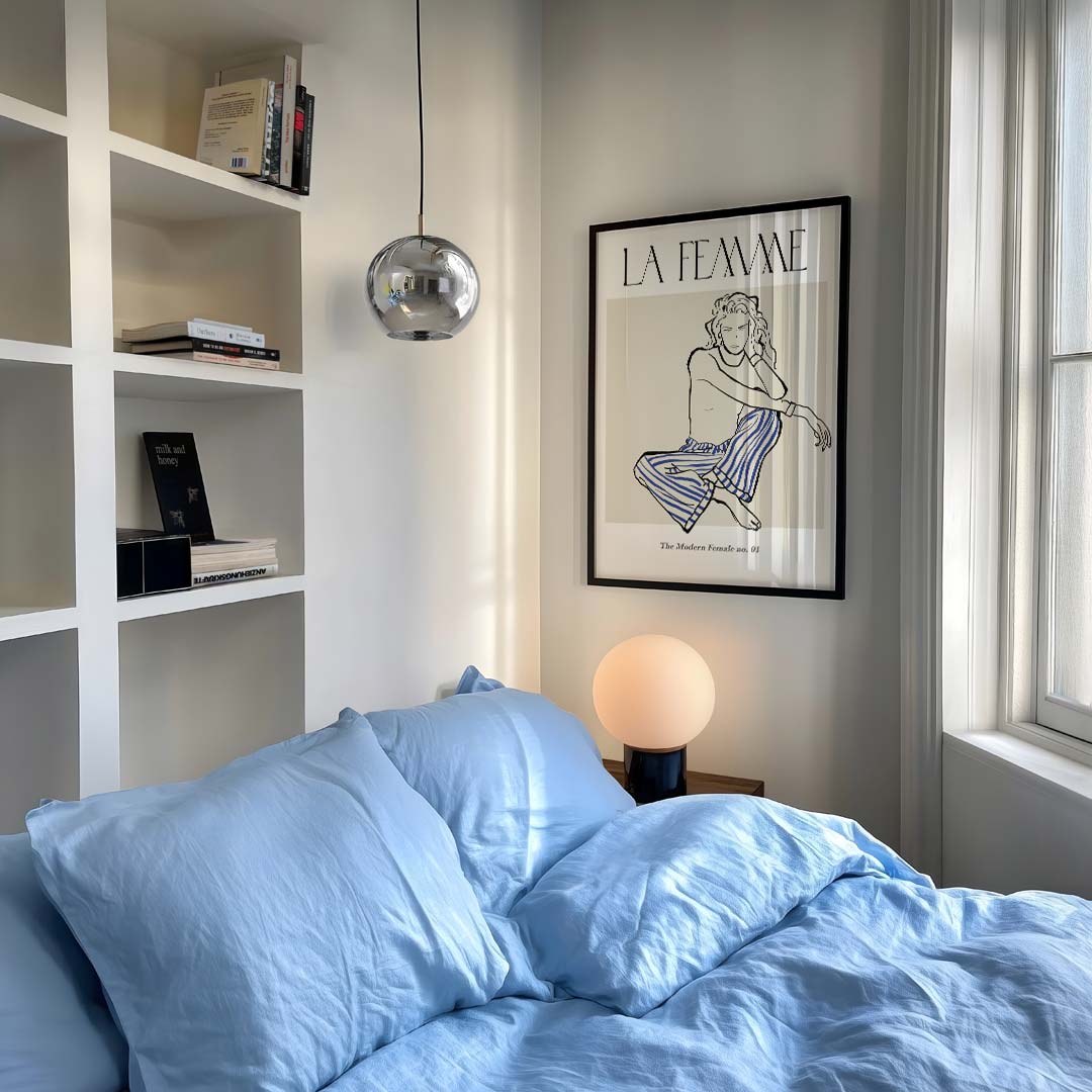 La Femme - Moderne Vrouw Poster-WallArtistic