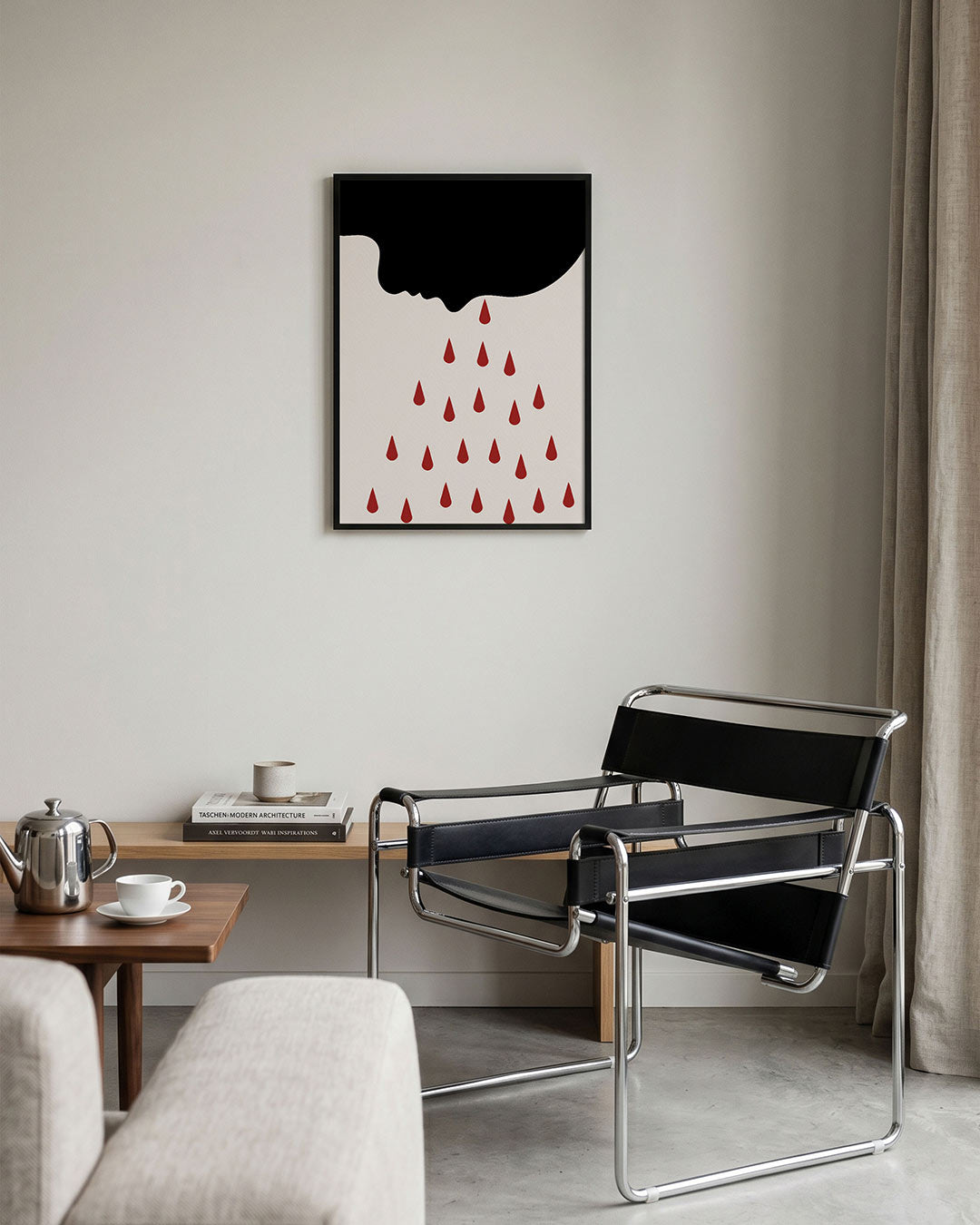 Vorm en contrast Poster