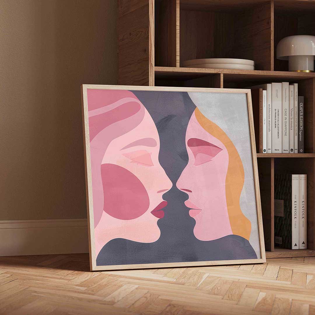 Twee gezichten Poster