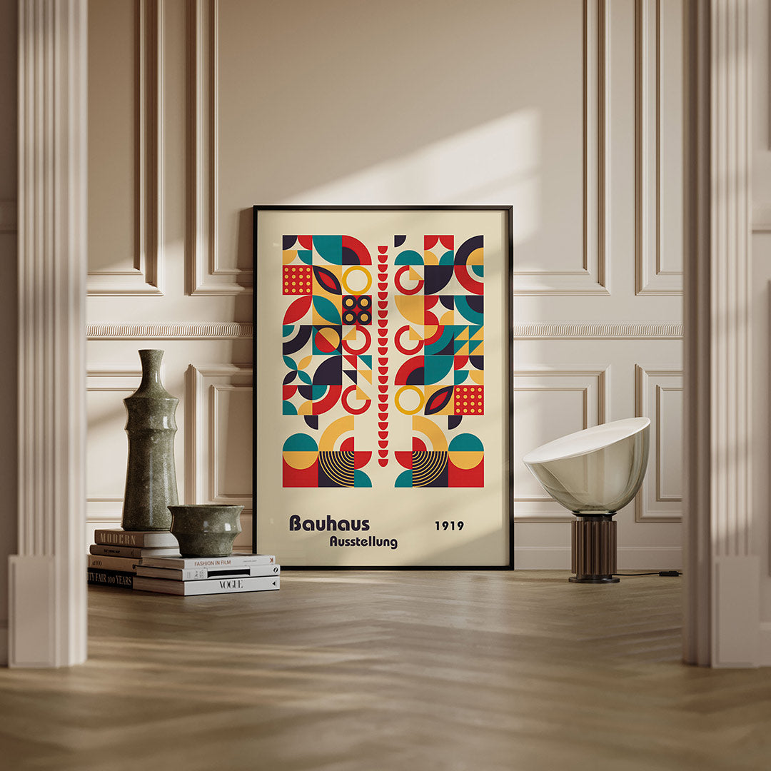 Vormritme en kleur Poster