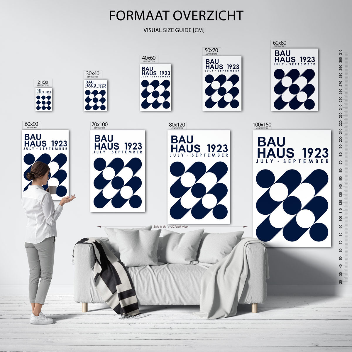 Vormen en vlakken Poster