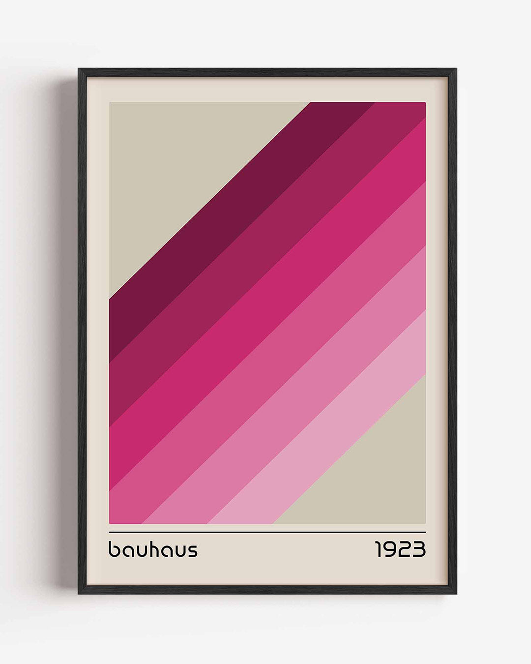 Diagonale kleurvlakken Poster