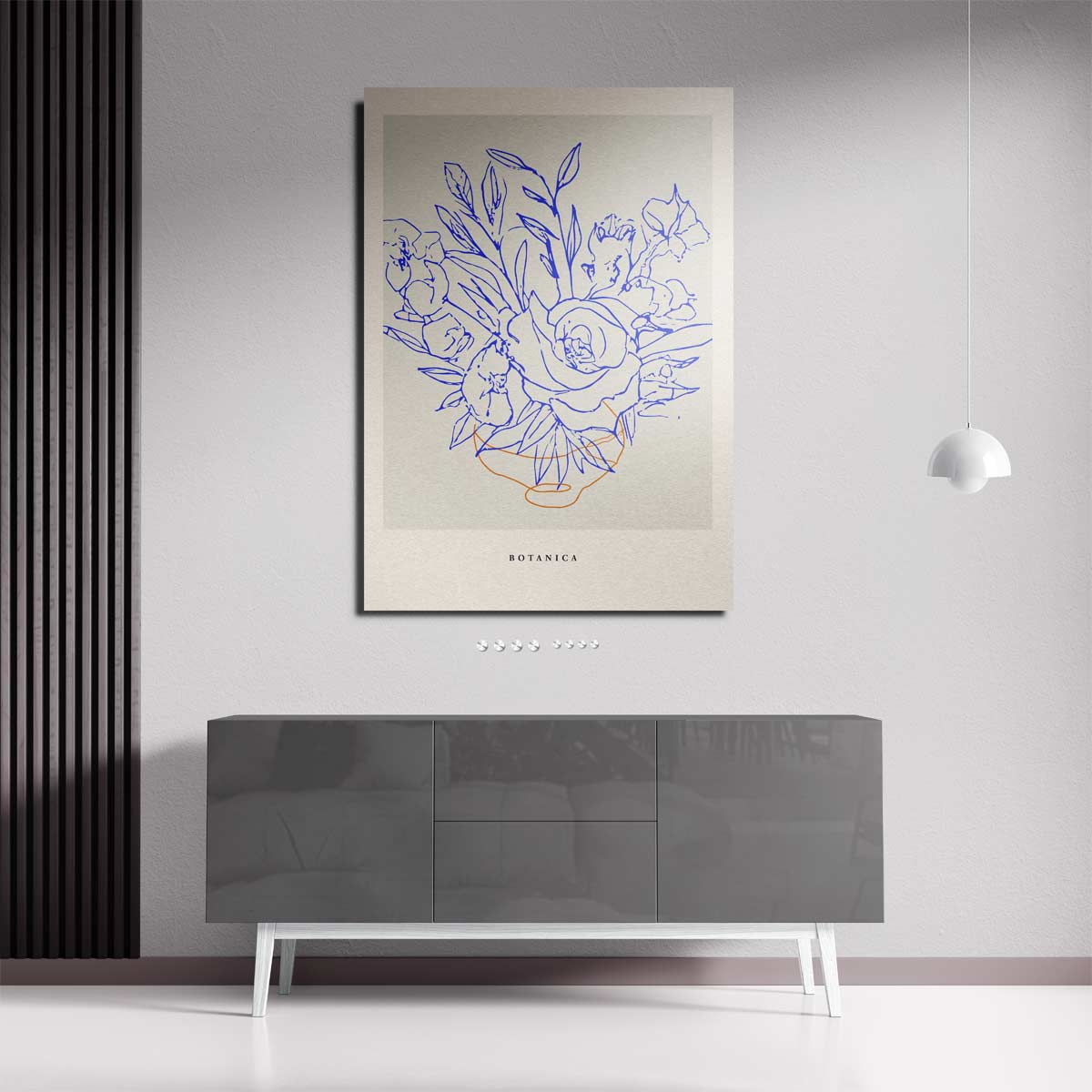 Botanica Bloemenschilderij Kunstwerk-canvas-dibond-plexiglas-wanddecoratie-WallArtistic