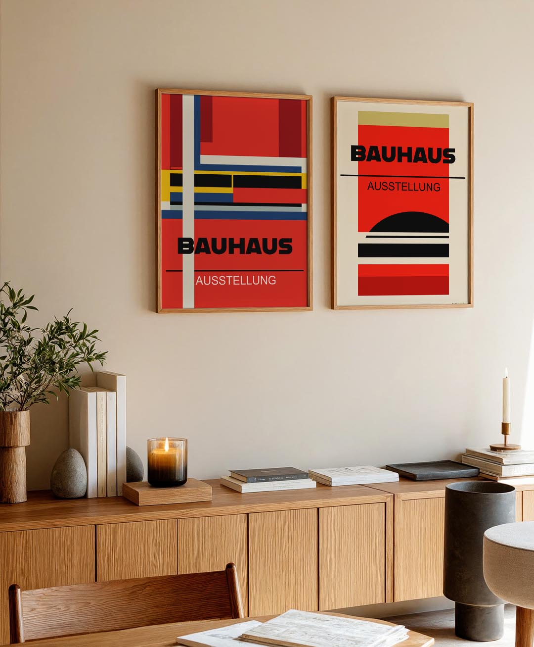 Kleur en lijnenspel Posterset