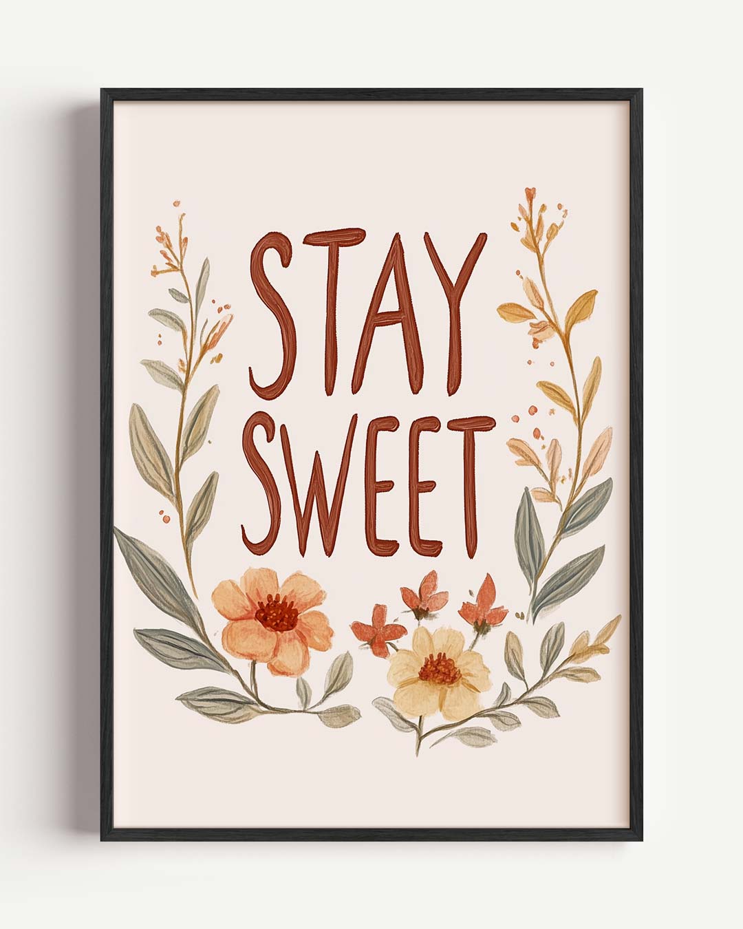 Blijvende Zoetheid Bloemenposter-WallArtistic