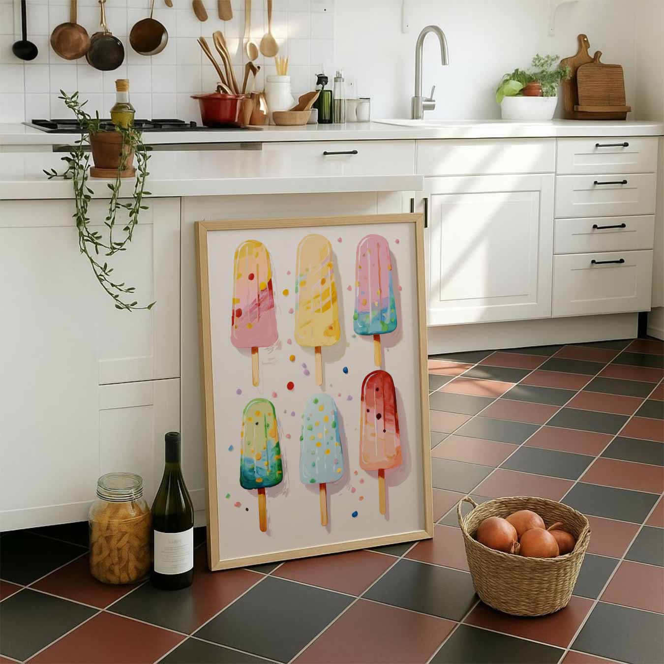 Zomerse IJsjes Poster-WallArtistic