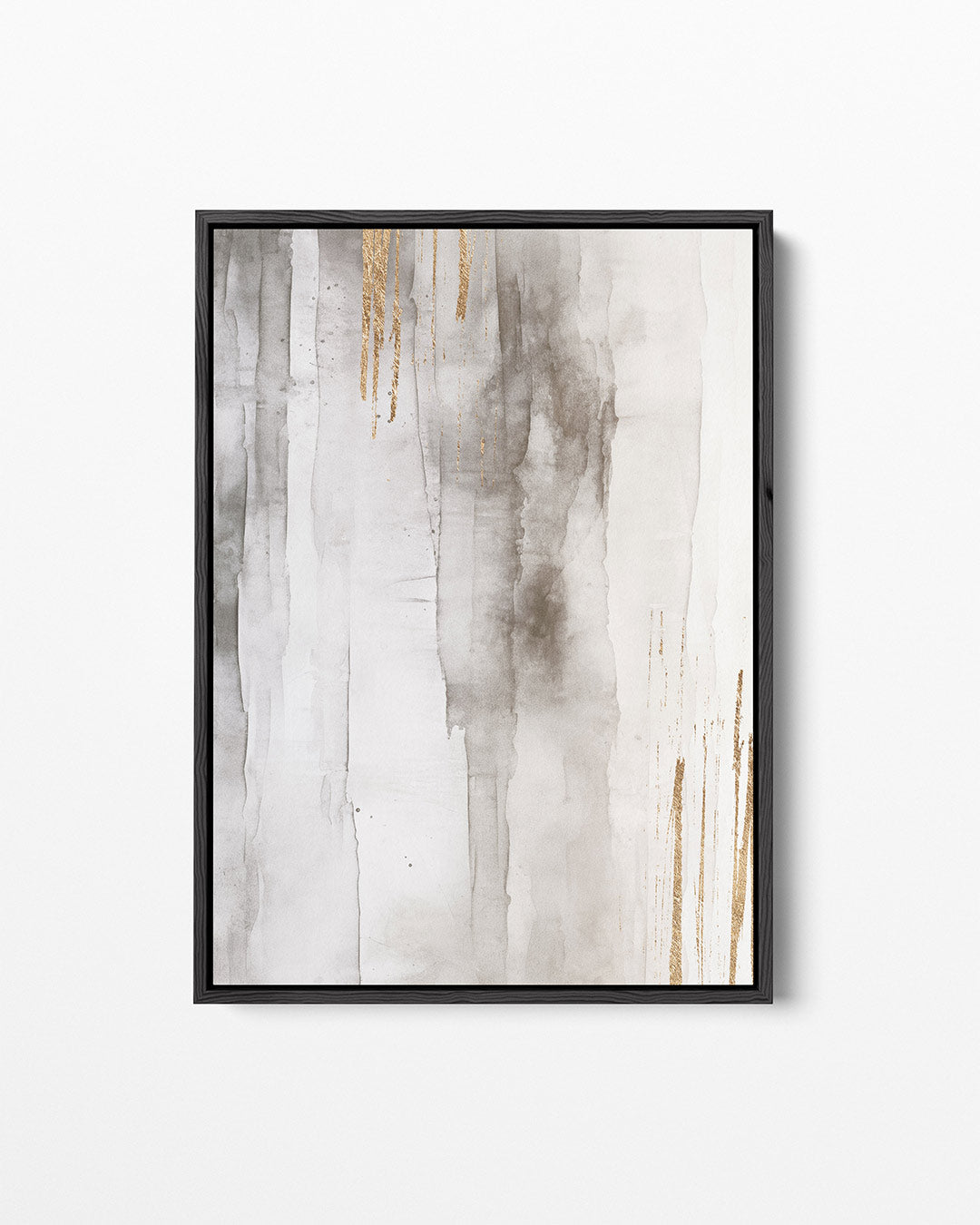 Gouden strepen compositie Kunstwerk