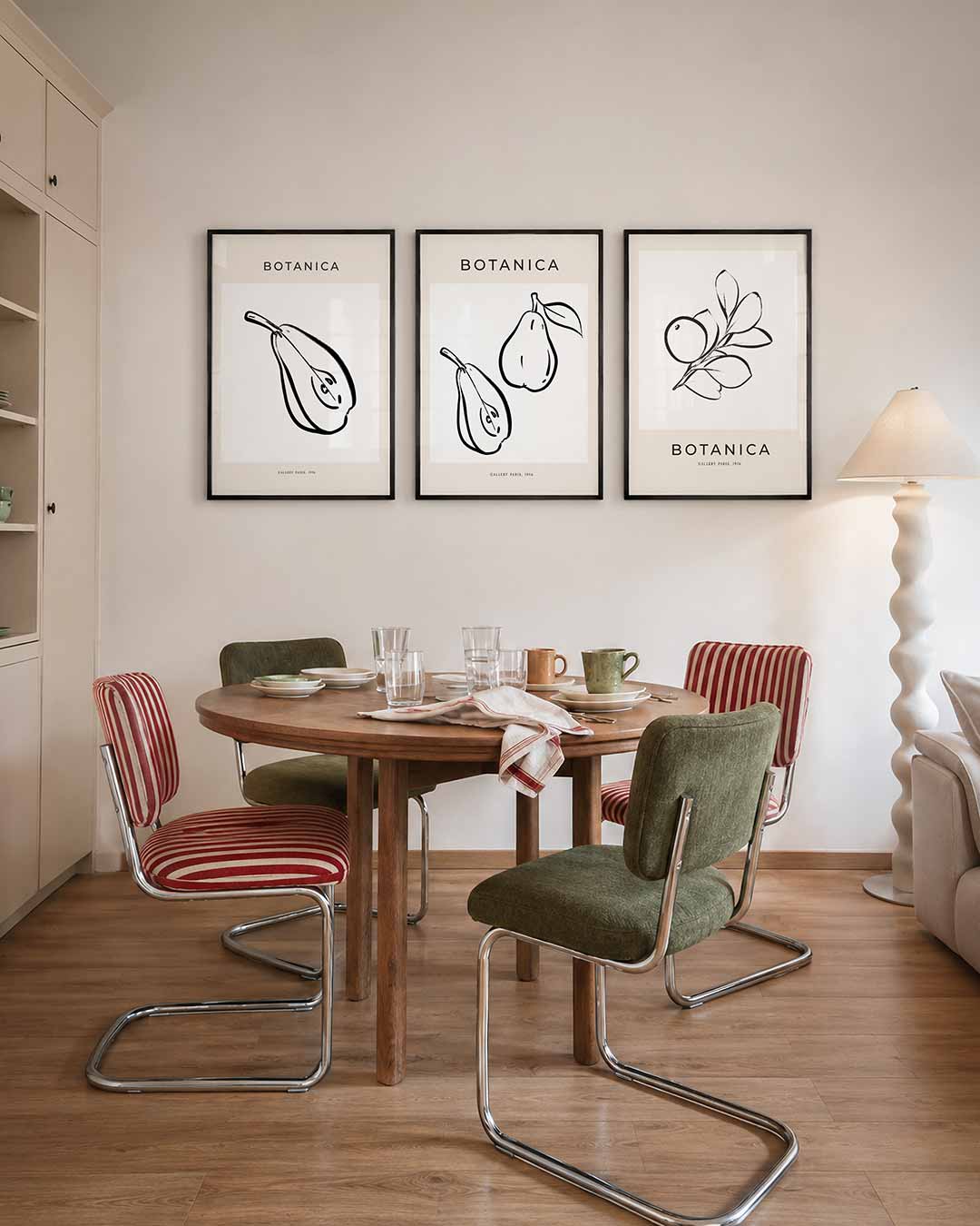Vorm en lijnenspel Posterset