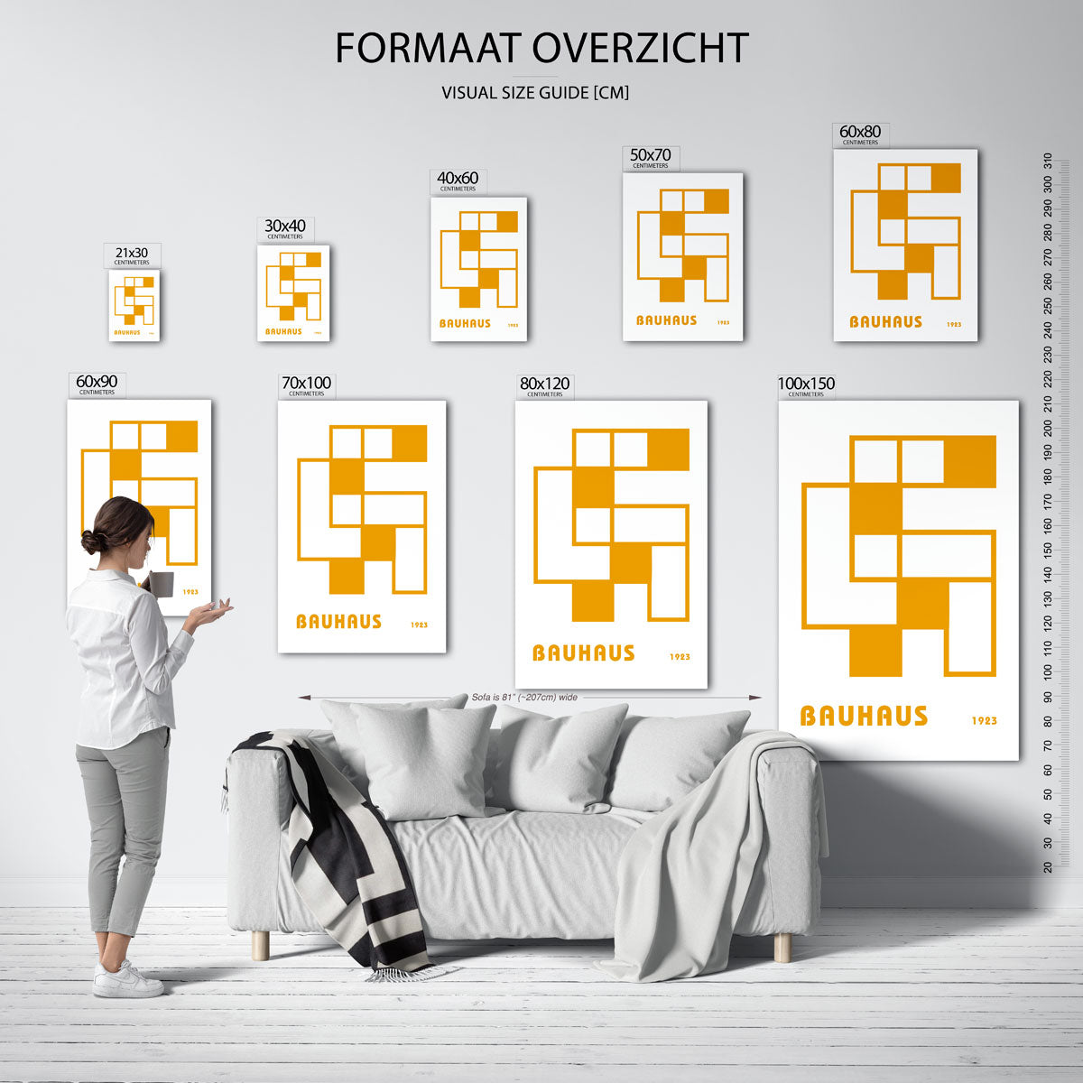 Geometrische vlakken Poster