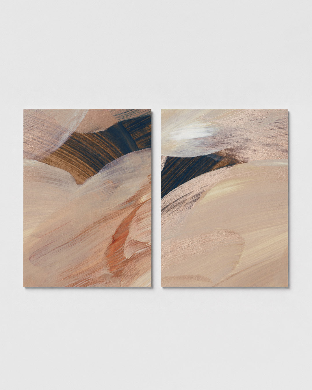 Zachte kleurvlakken Posterset