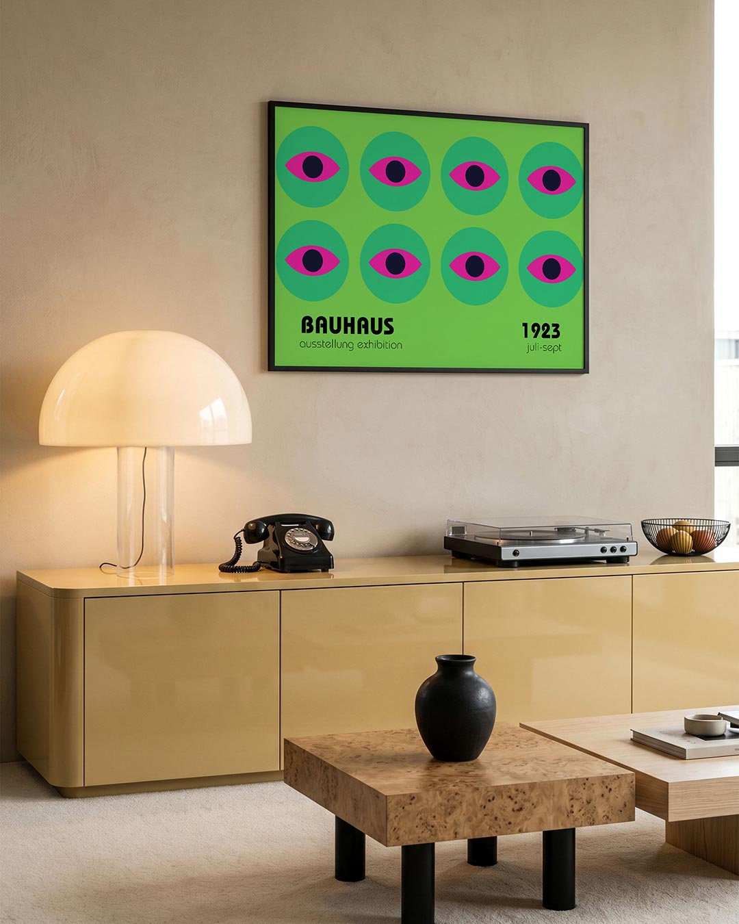 Oogvormen en cirkelritme Poster