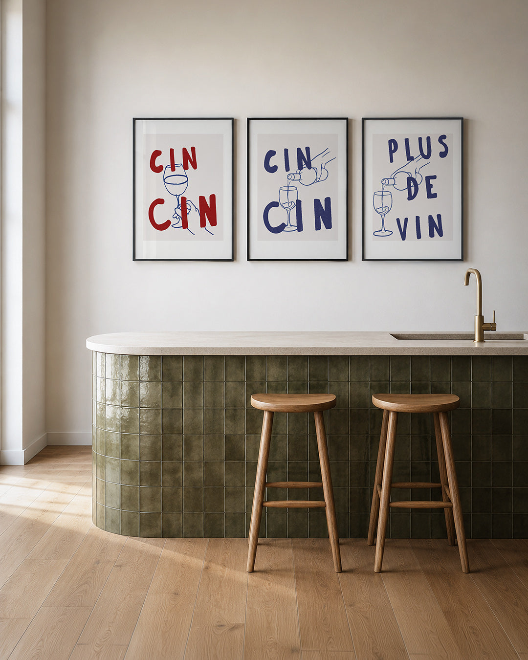 Vorm en cheers Posterset