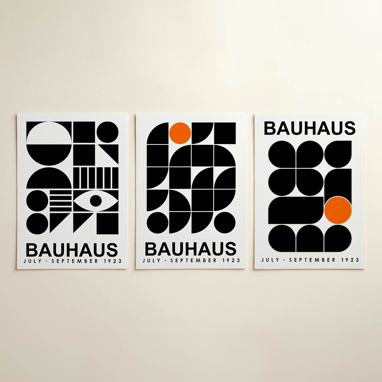 Vormen en vlakken Posterset