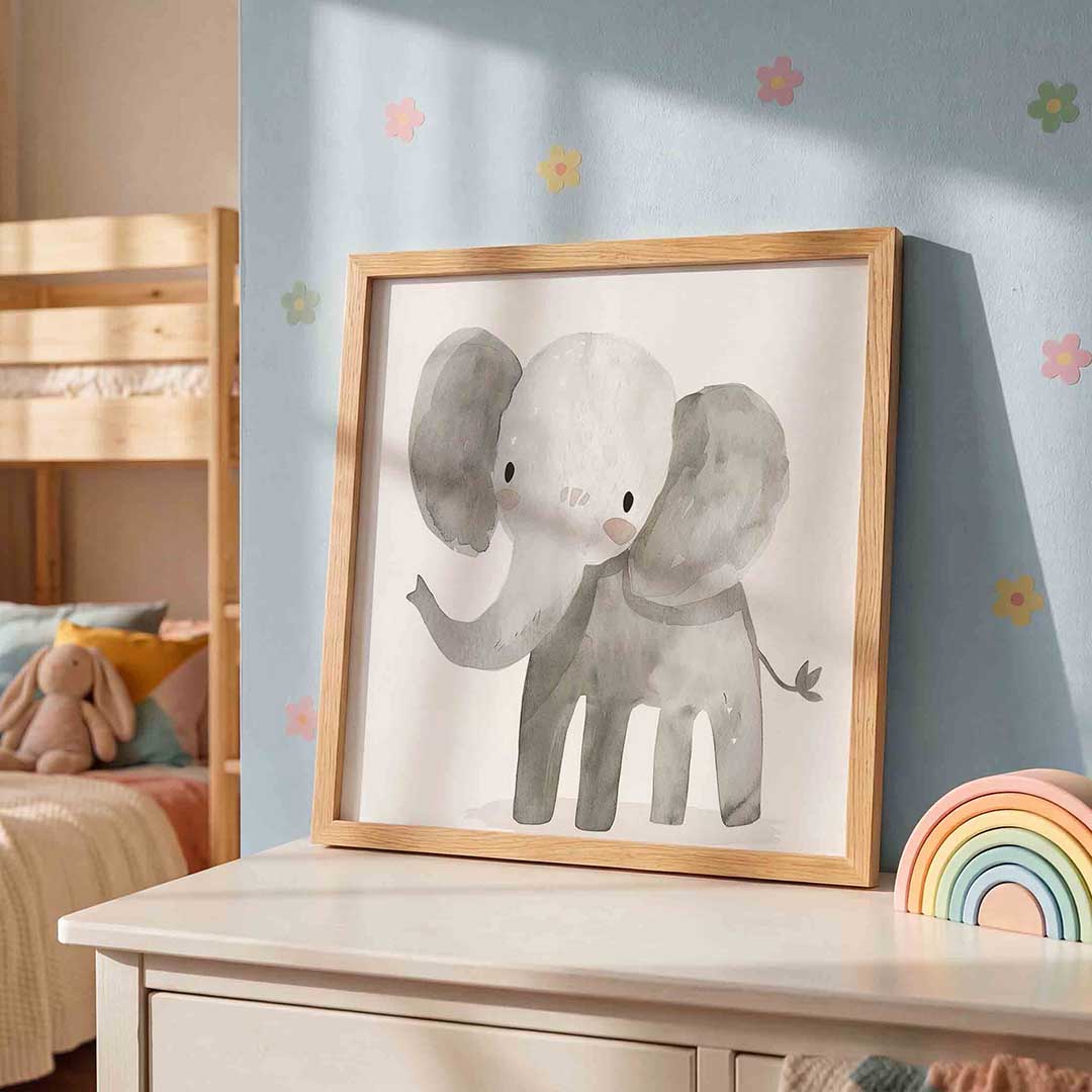 Schattige olifant Poster