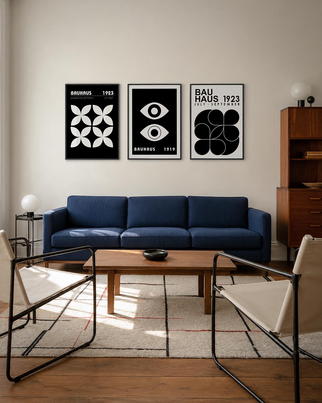 Vormenspel en contrast Posterset