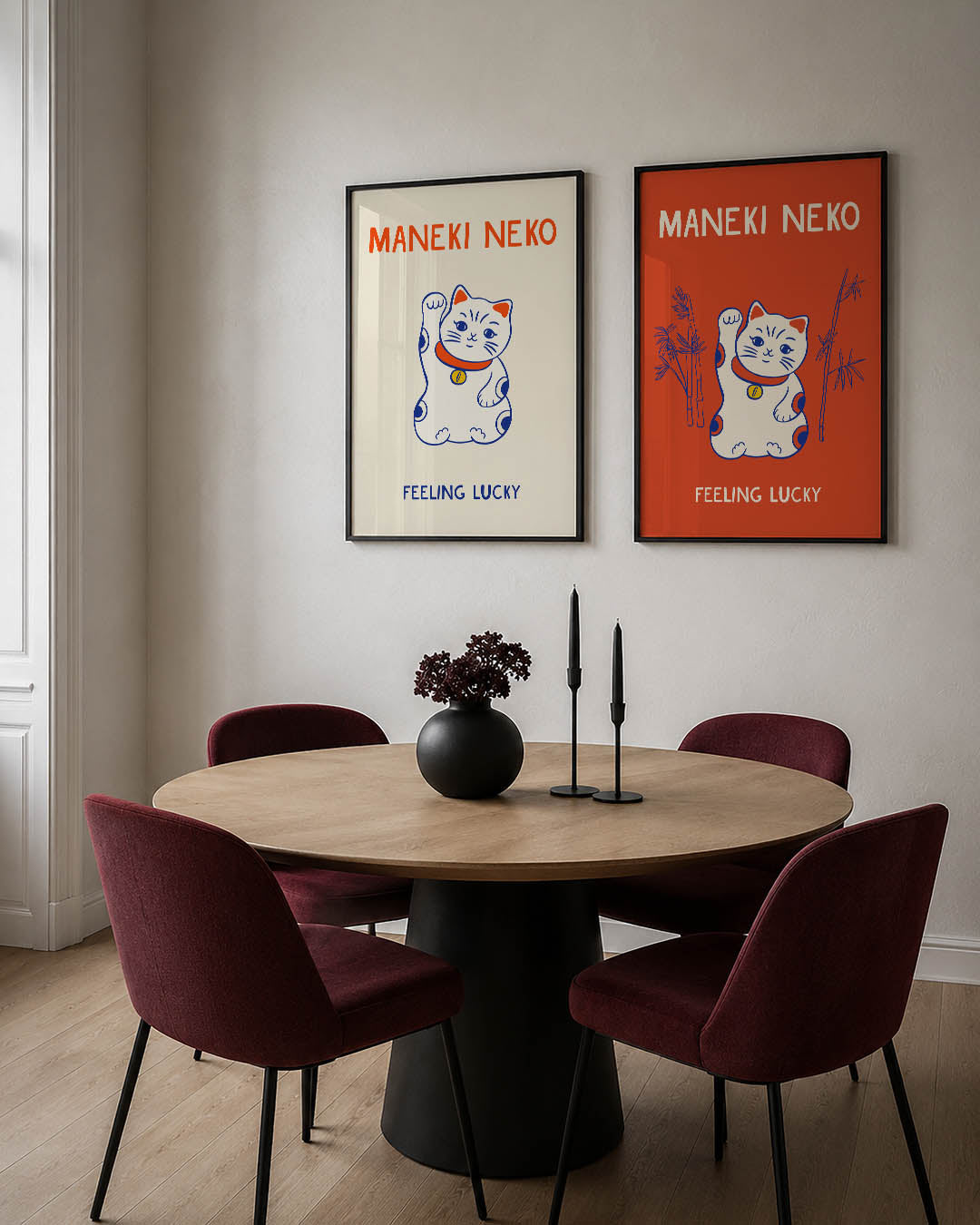 Geluksbrenger kat Posterset