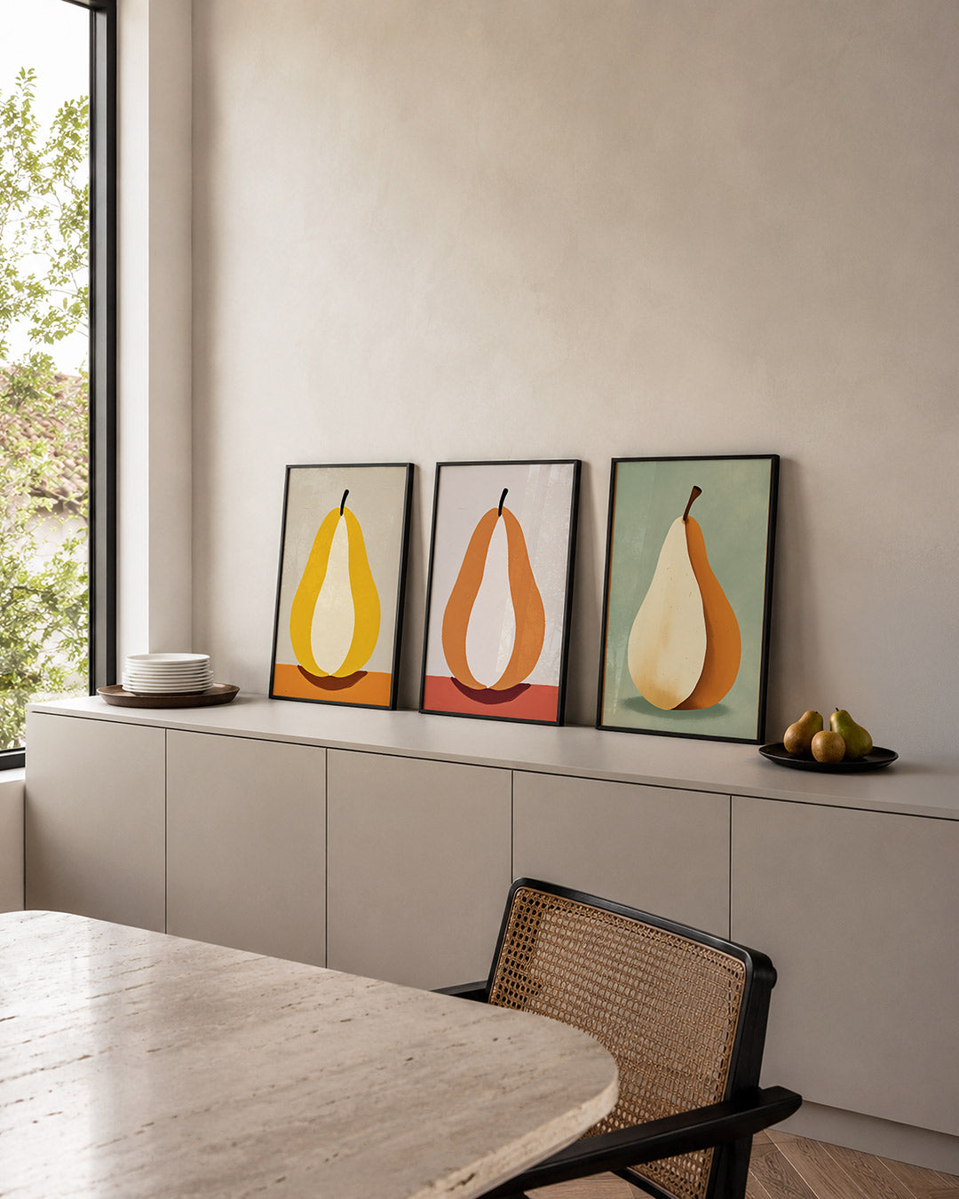 Vruchtvorm en kleur Posterset