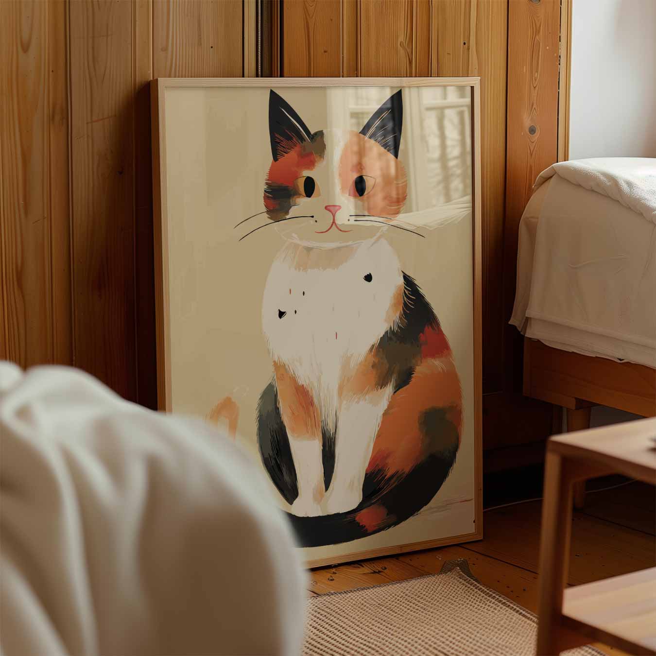 Schattige Kattenkunst Poster-WallArtistic