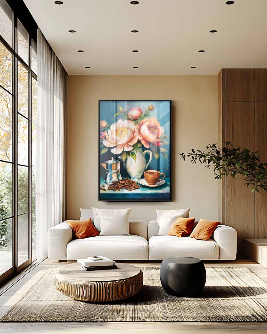 Abstract kunstwerk Kunstwerk-canvas-dibond-plexiglas-wanddecoratie-WallArtistic