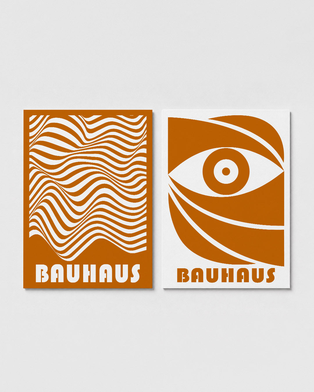 Golvend lijnenspel Posterset